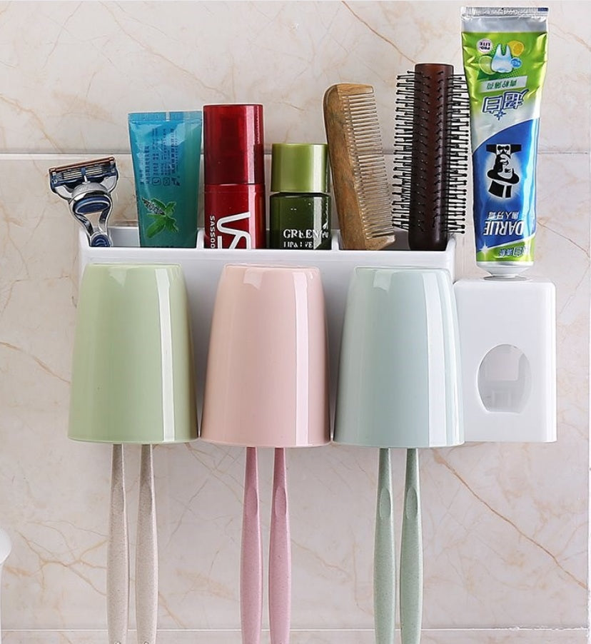 Toothpaste rack