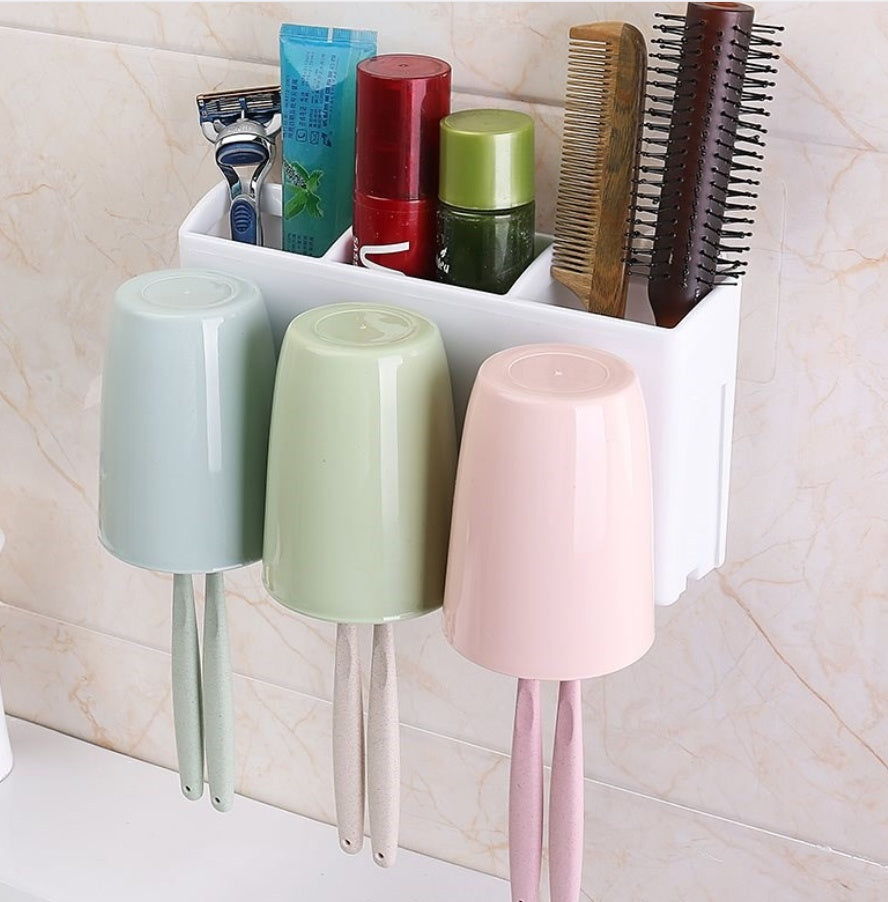 Toothpaste rack