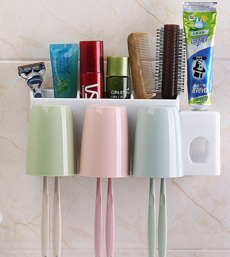 Toothpaste rack