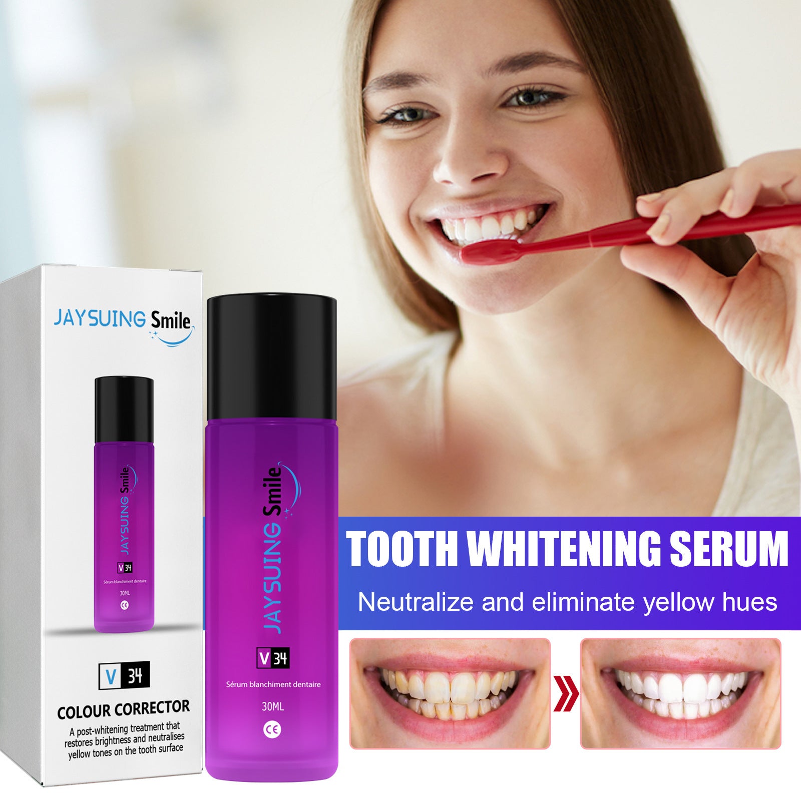 Tooth Whitening Liquid Toothpaste