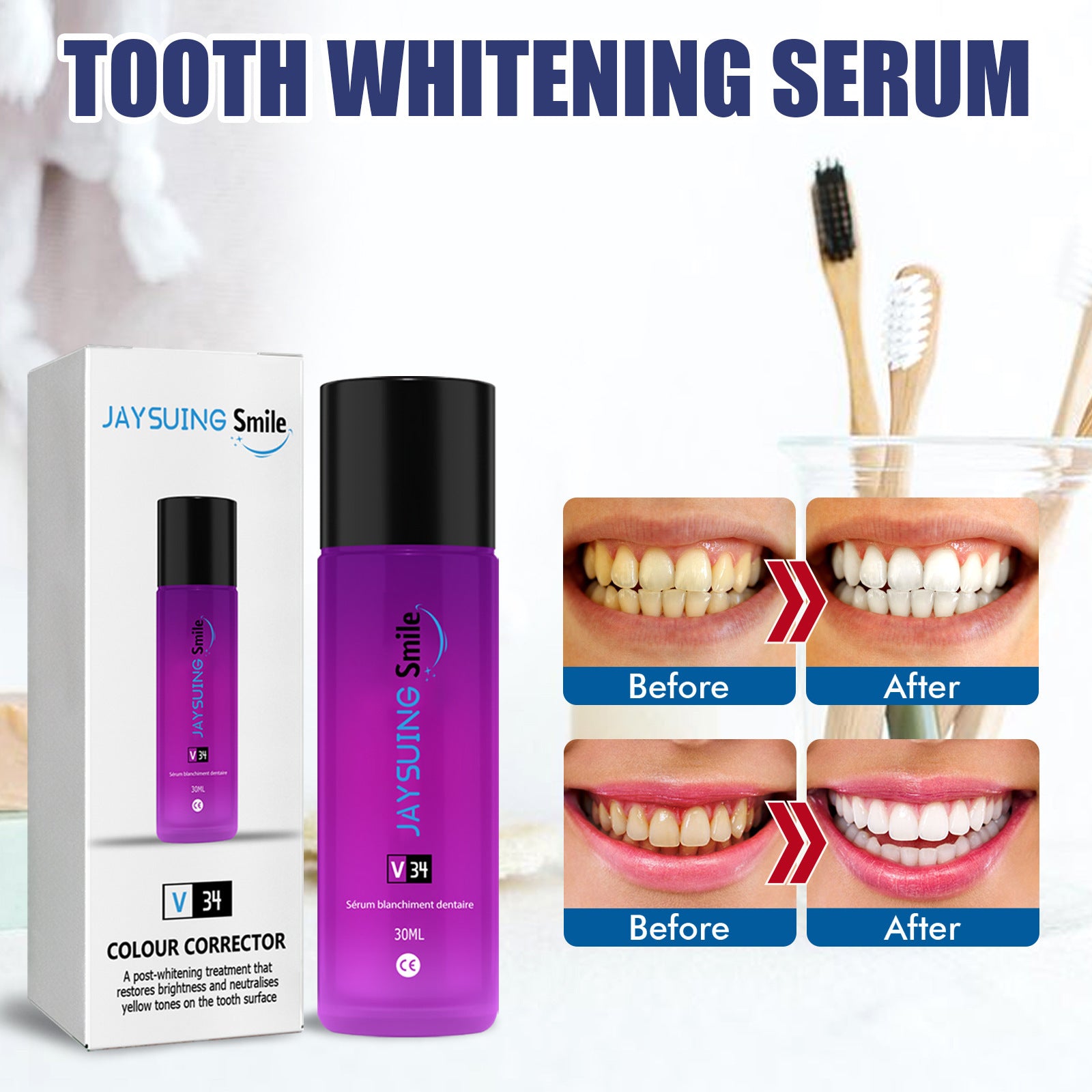Tooth Whitening Liquid Toothpaste