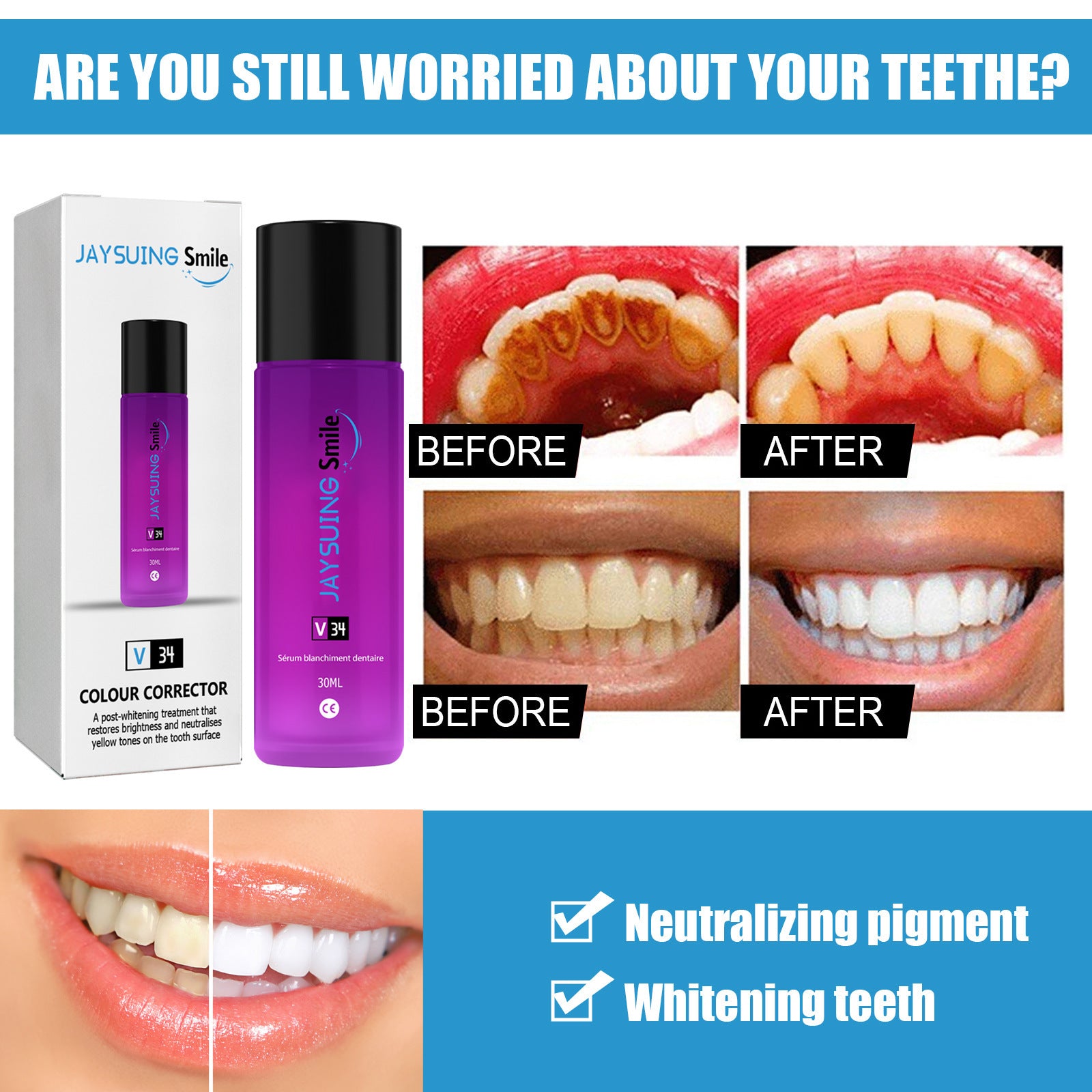 Tooth Whitening Liquid Toothpaste